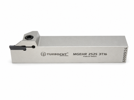 Turbocut MGEHR 2525 3T16 external grooving tool holder