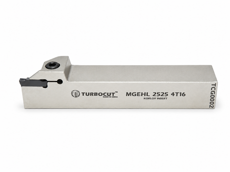 Turbocut MGEHL 2525 4T16 external grooving tool holder