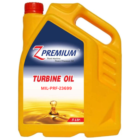 Yellow container of Z Premium turbine oil 