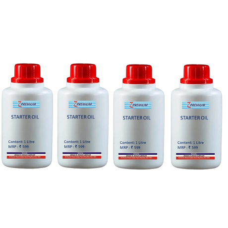 Four bottles of starter oil 