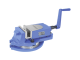 Blue swivel base milling vice.
