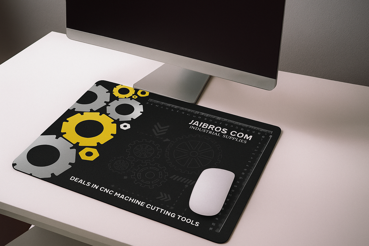 Mouse pad with gear design