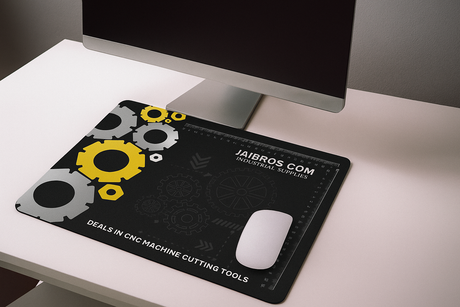 Mouse pad with gear design