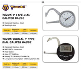 Yuzuki P Type Dial Caliper Gauge 0-10mm