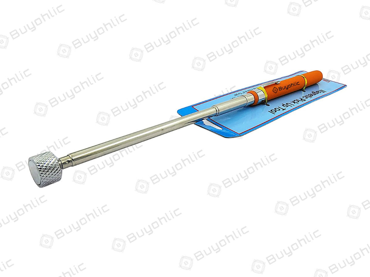 Telescoping magnetic pick up tool 