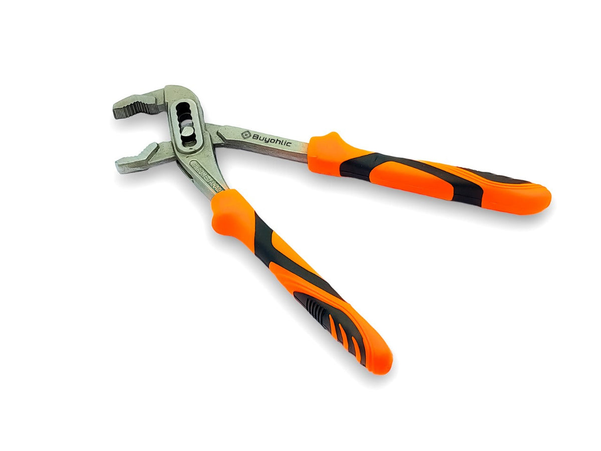 Water pump pliers orange handle