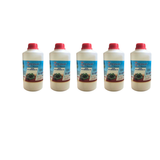 Five bottles of a product 