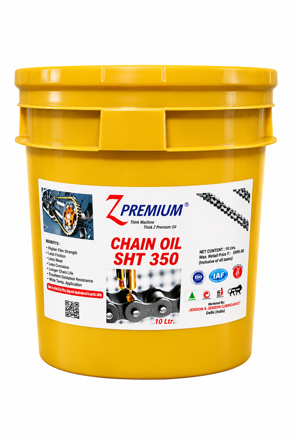 Yellow Z Premium Chain Oil Bucket