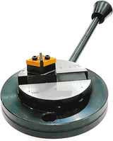 Side view showing installed metalworking lathe tools attachment