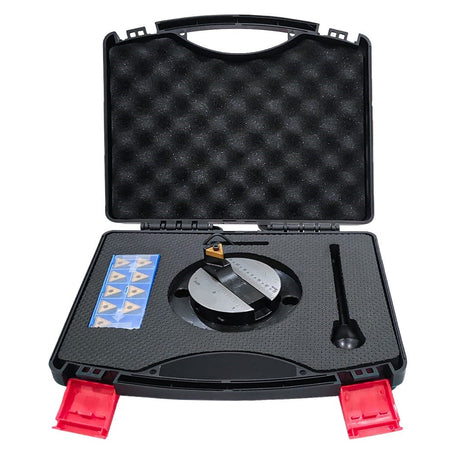 Precision lathe tool bit set supplied with graduation scale turning tool