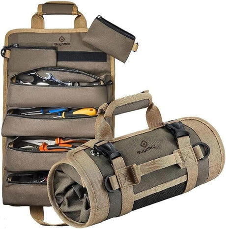 Canvas roll up tool bag