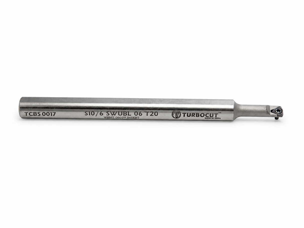 S-Type Boring Bar (WBMT 06**) S16/7 SWUBR/L 06 (T15, T20, T25, T30) Pack of 1