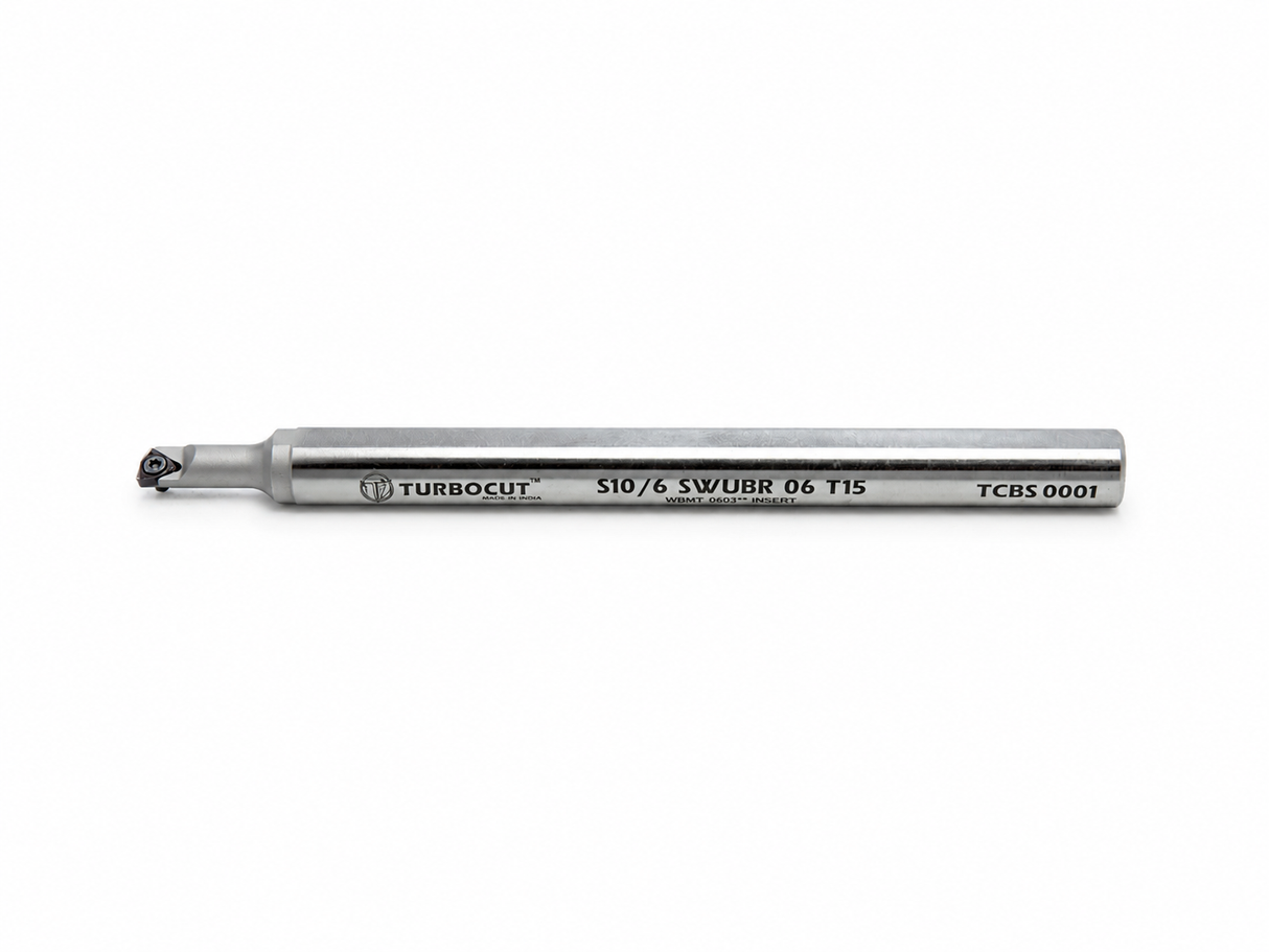 S-Type Boring Bar (WBMT 06**) S16/7 SWUBR/L 06 (T15, T20, T25, T30) Pack of 1
