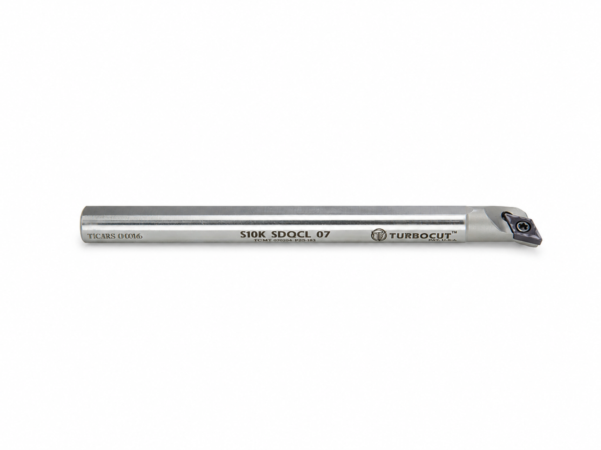 Turbocut S10K SDQCL 07 left-hand internal turning boring bar