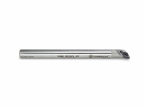 Turbocut S10K SDQCL 07 left-hand internal turning boring bar