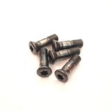 Five black Torx insert screws