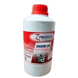 Z Premium engine oil bottle with red cap