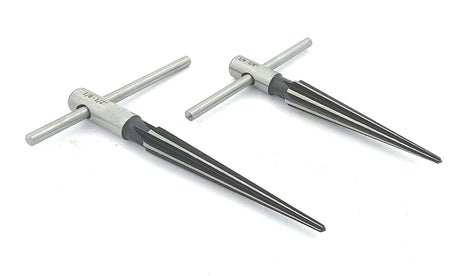 Two T-handle tapered reamers