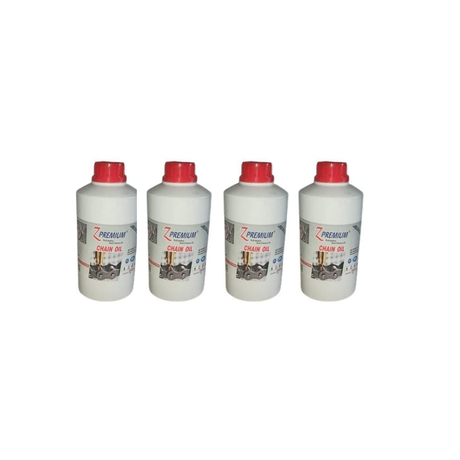 Four bottles of Z Premium chain oil
