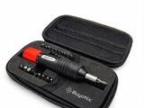 20 Pcs Preset Torque Screwdriver with S2 Bits, 1/4” Drive Torque Wrench Screwdriver Set for Maintenance, Tools, Bike Repairing and Mounting, Torque Range 1~ 6 N.m