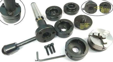 Precision Lathe Tailstock Die Holder designed for threading operations