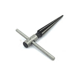 Fluted taper pin reamer 1/8 to 5/8 inch with cross T-handle