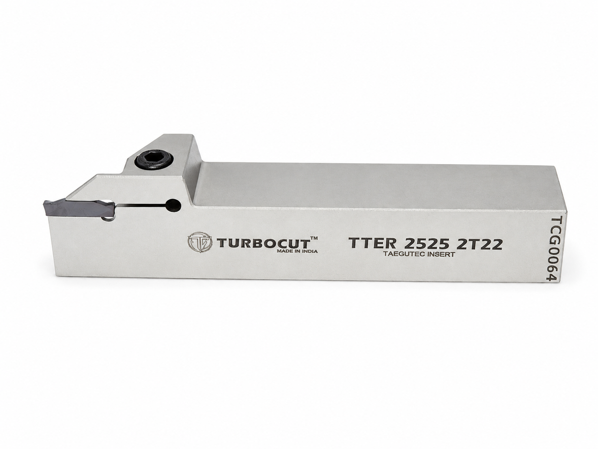 Metal lathe grooving tool holder