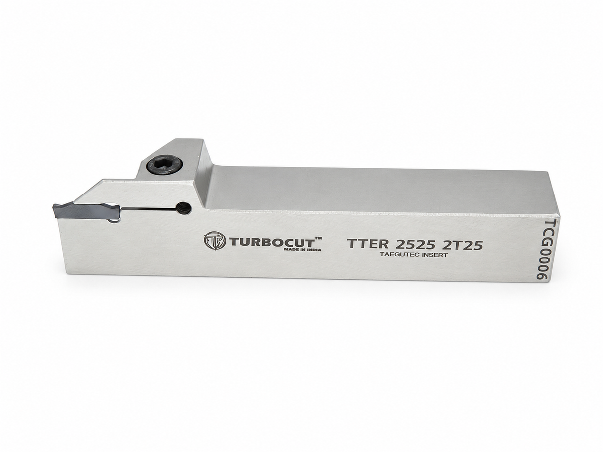 Metal lathe grooving tool holder