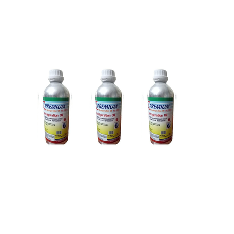 Three bottles of premium engine oil 