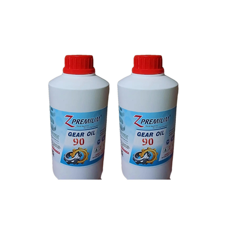 Two bottles of Z Premium Gear Oil 90