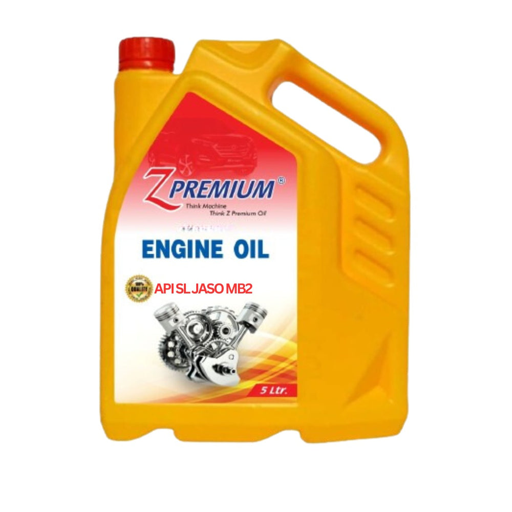 Yellow Z Premium engine oil container