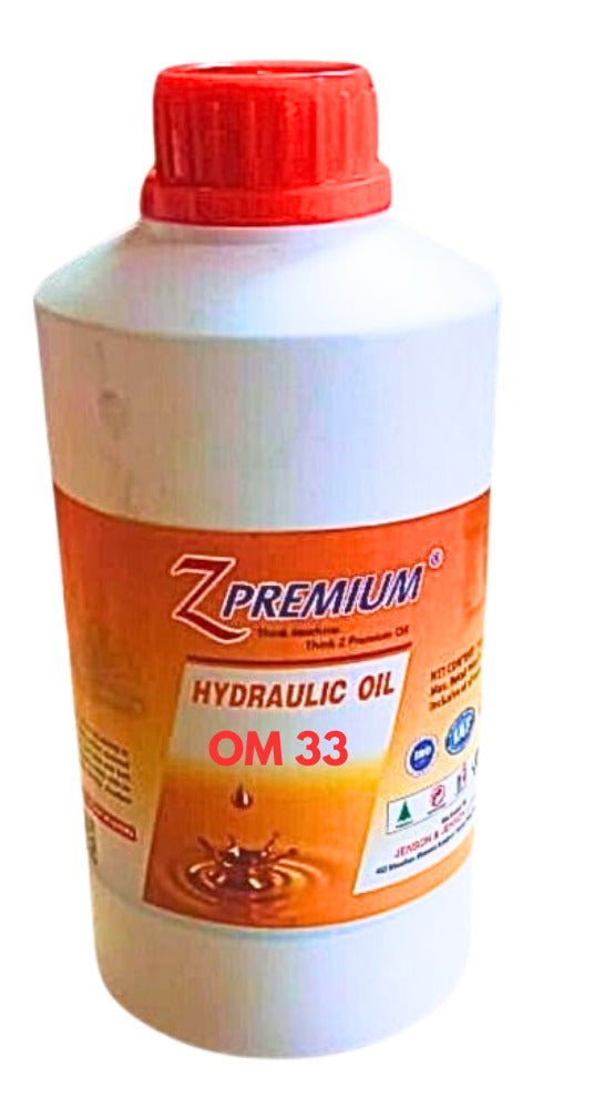 Bottle of Z Premium hydraulic oil