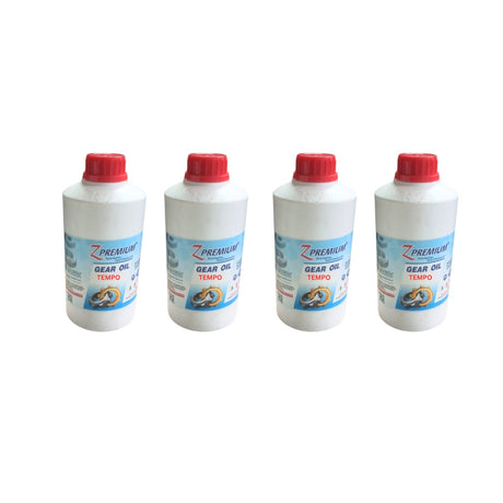 Four bottles of Z Premium Gear Oil Tempo 