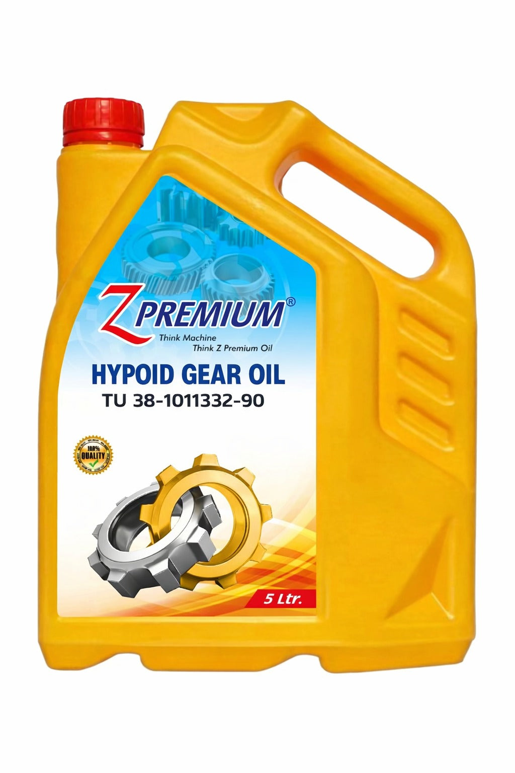 Yellow Z Premium hypoid gear oil container