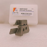 Metal tool insert with STS branding