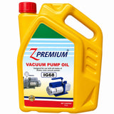 Yellow container of Z Premium vacuum pump oil 
