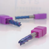 Blue end mills