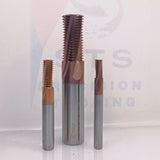Coated metal thread cutting taps