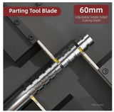 Lathe parting tool blade