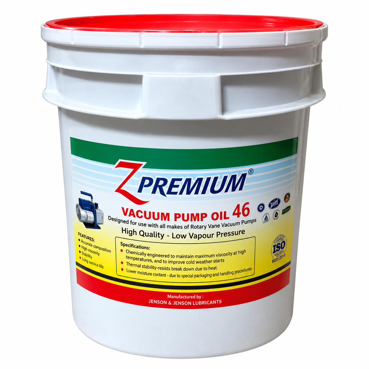 Z Premium Vacuum Pump Oil 46 pail