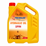 Yellow hydraulic oil canister