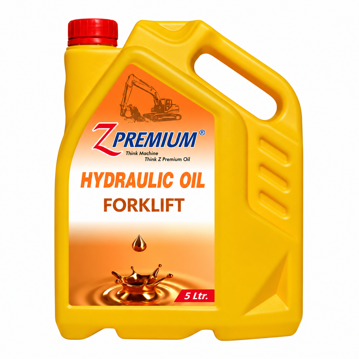 Forklift hydraulic oil 5L canister