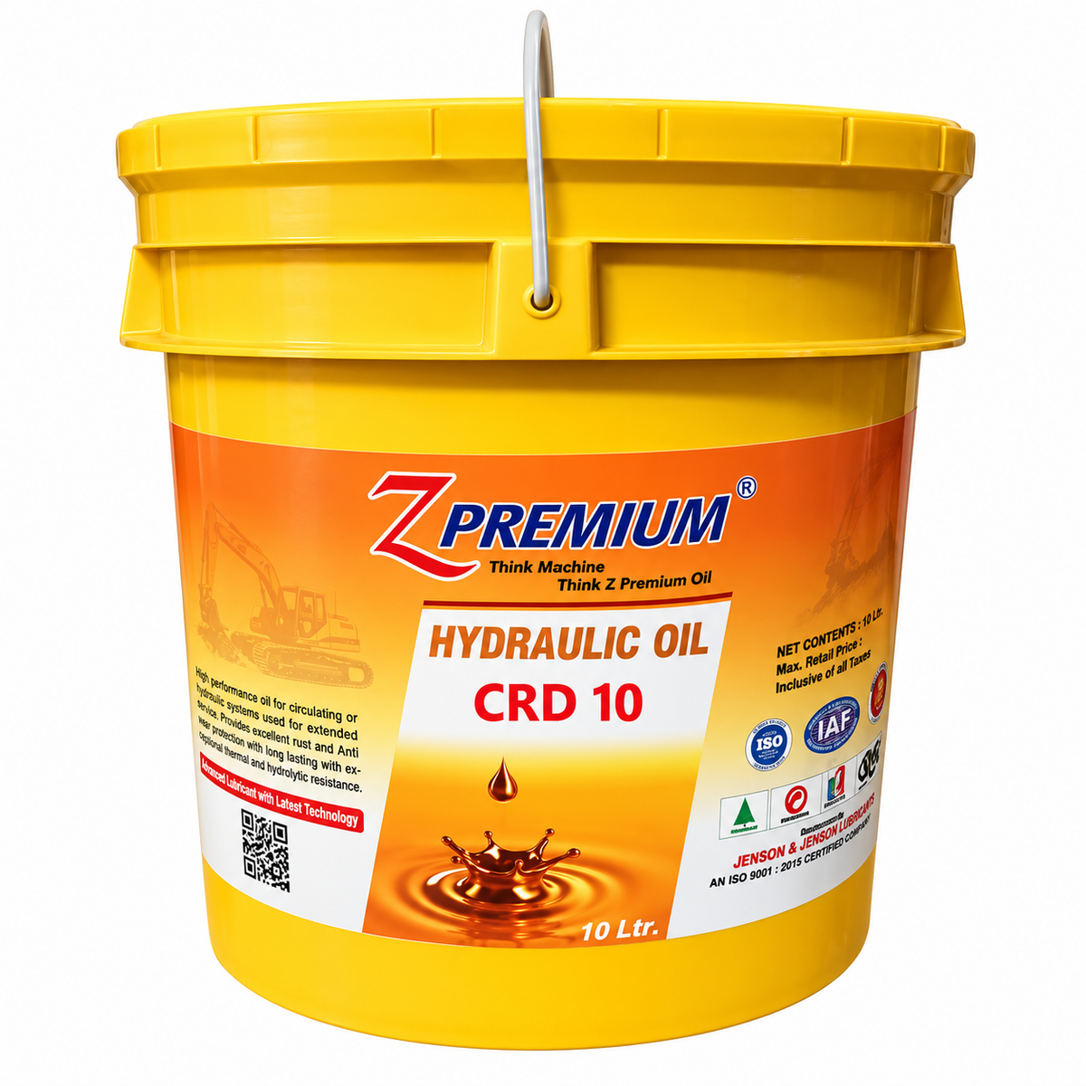 Z Premium Hydraulic Oil CRD 10 Bucket