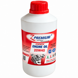 Z Premium 20W40 synthetic engine oil white bottle with red cap