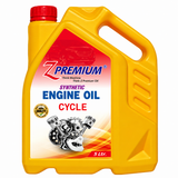 Z Premium synthetic cycle engine oil 5 liter yellow jerrycan