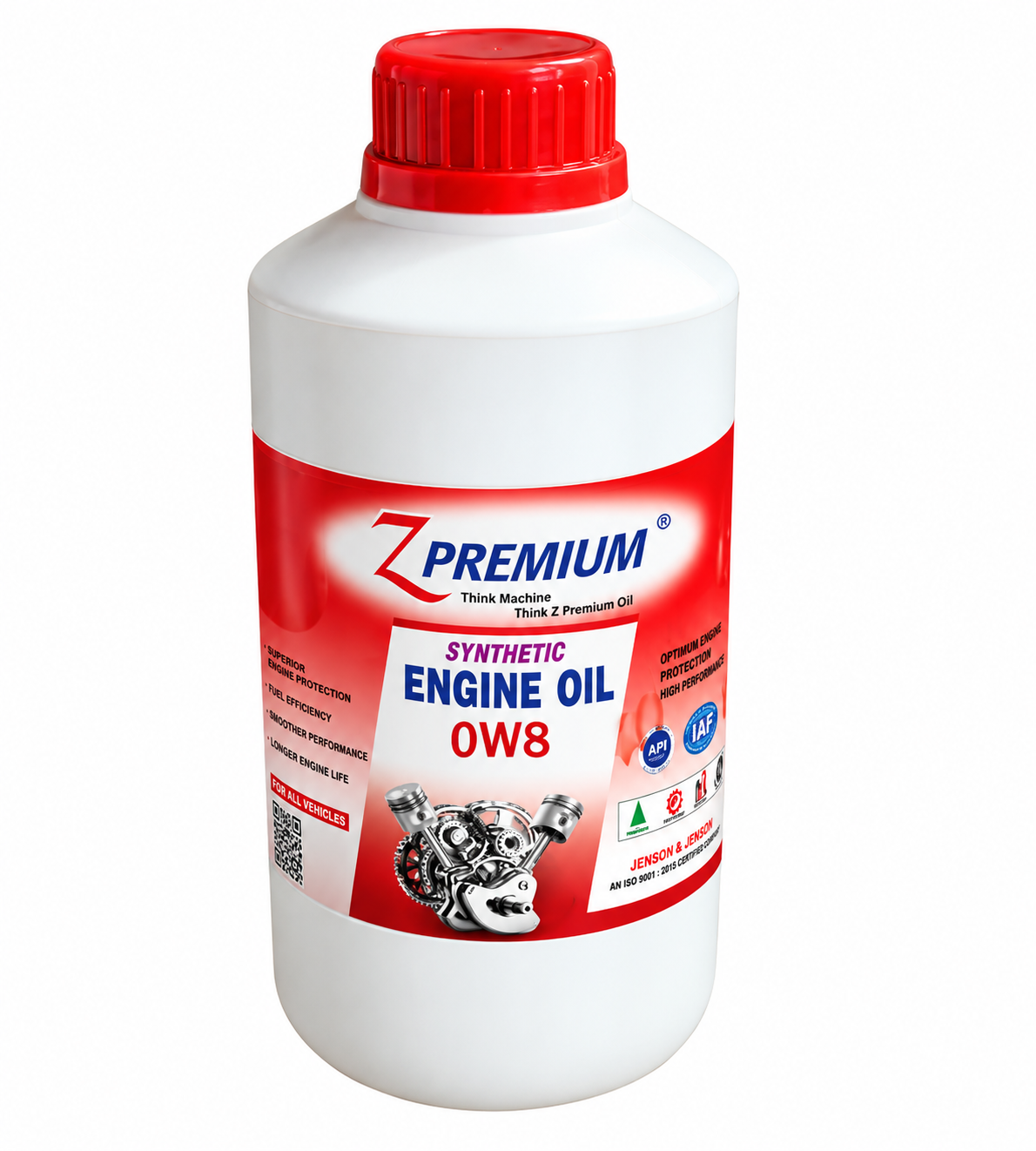Z Premium 0W-8 Synthetic Engine Oil