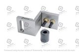 Buyohlic Z Type Caste Iron Angle Plate for Mini Vertical Milling Slide Mounted -Direct Fit for Mini Lathe Machine Tools