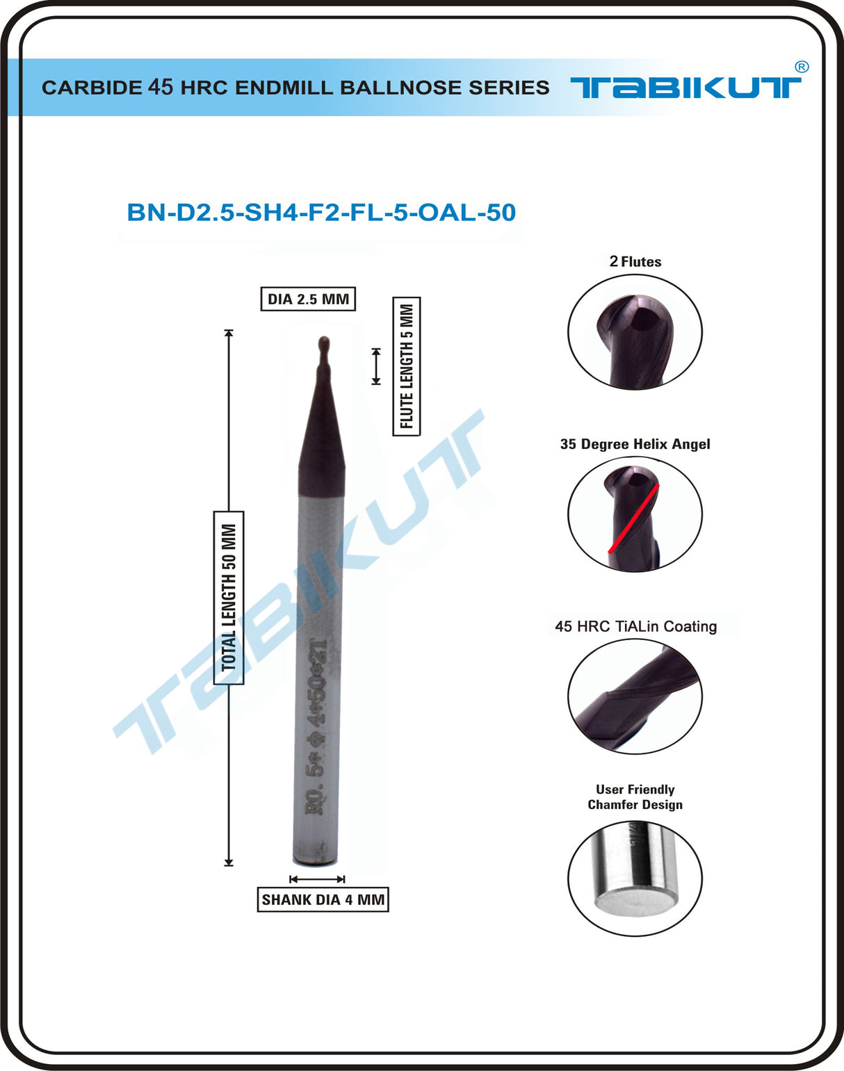 2F Cutter 2.5mm