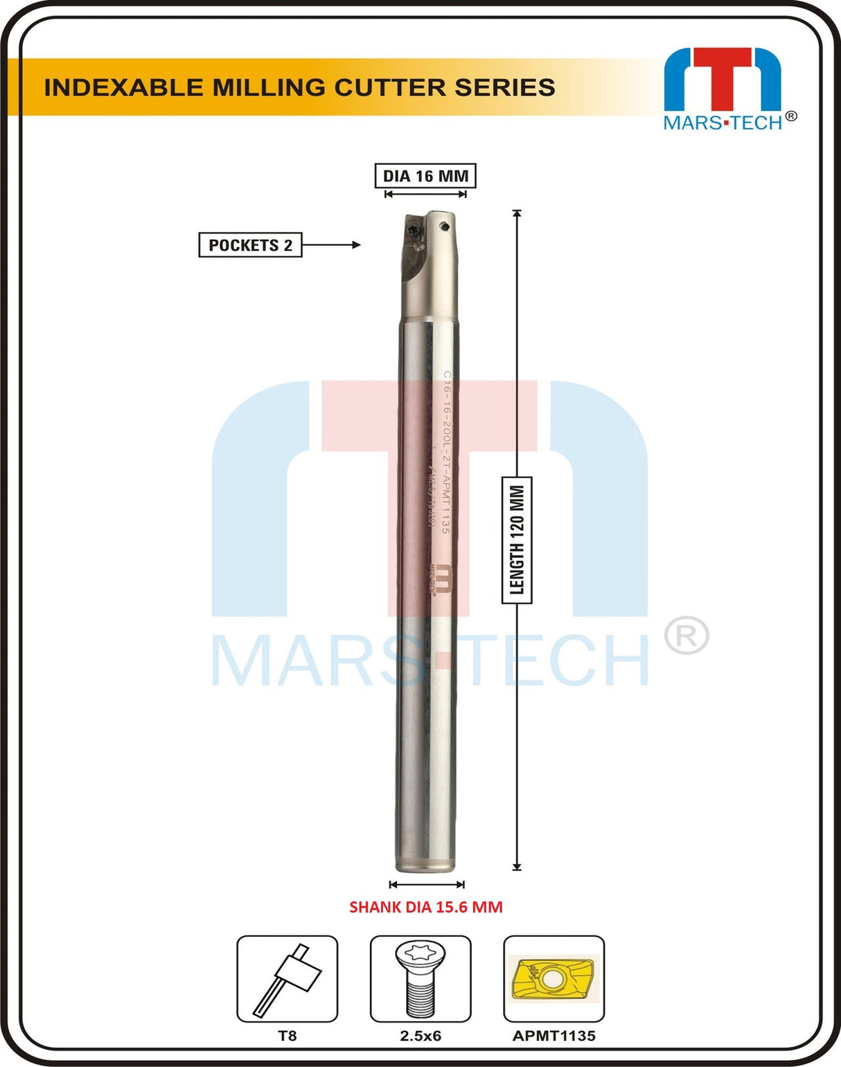 APMT1135 16 mm cutter
