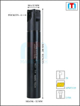 32 mm indexable endmill	